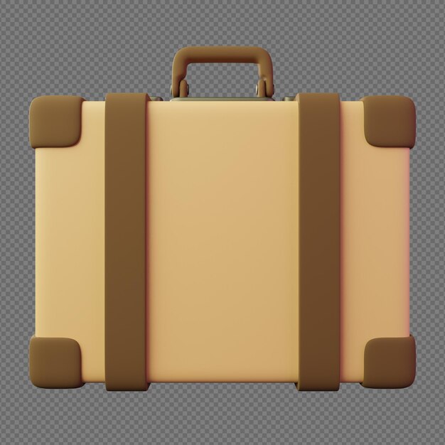 3D иллюстрация багажа