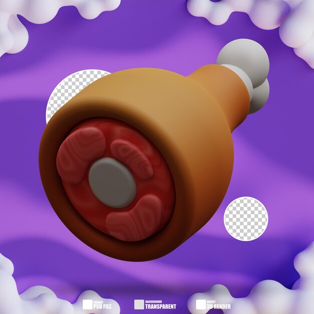 PSD 3d illustration of meat 2