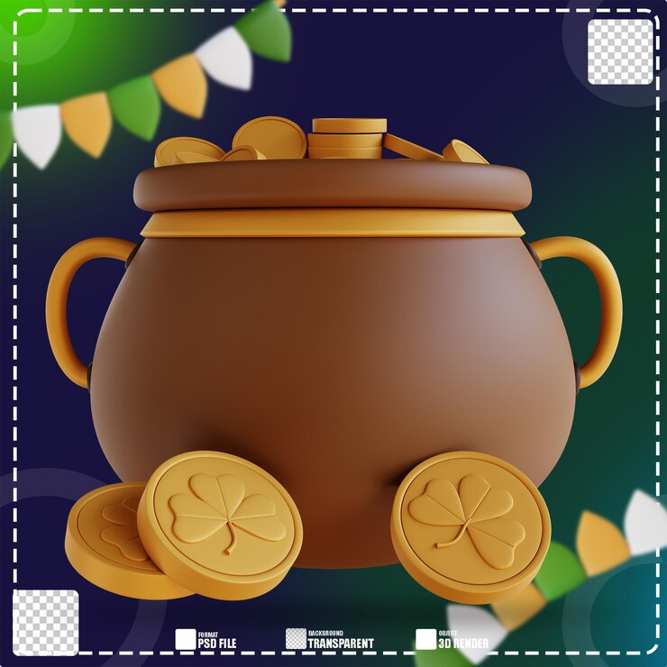 PSD 3d illustration of money barrel 2