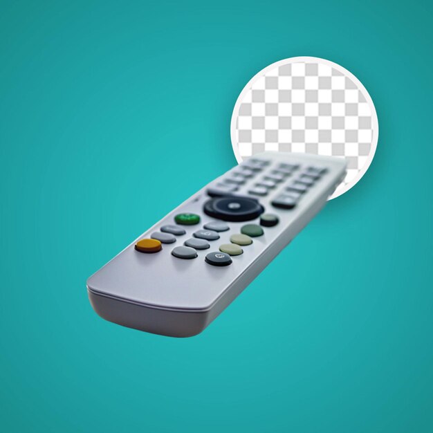 PSD 3d illustration object icon remote tv 3d render style