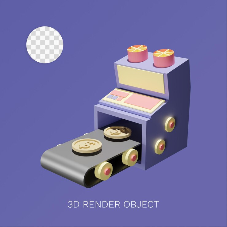 3d 그림 개체 돈 인쇄기 웹, 앱, 정보 그래픽 등에 사용할 수 있습니다.