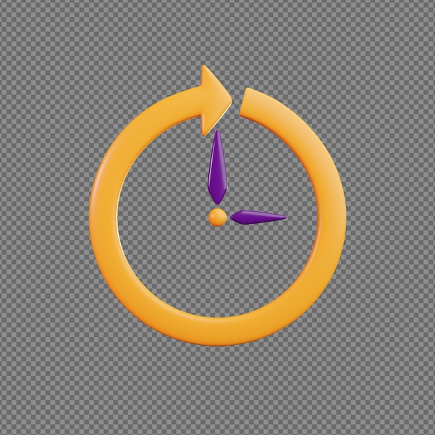 3d illustration of abstract design with transparent background