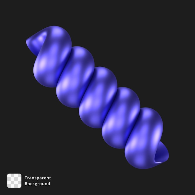 PSD 3d иллюстрация абстрактного объекта