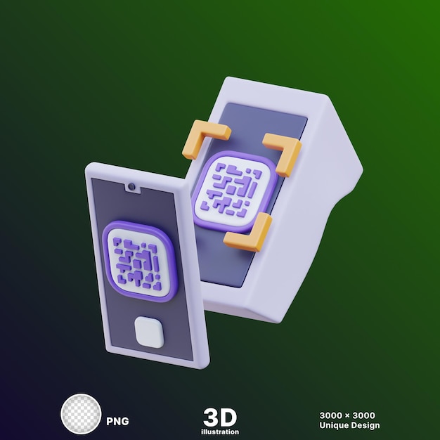 3d illustration of digital dollar money currency asset for payment bill in transparent background