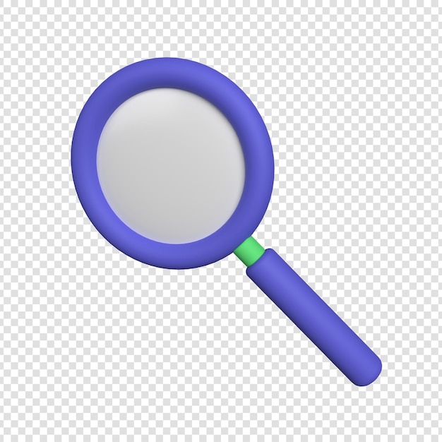 3d illustration of search