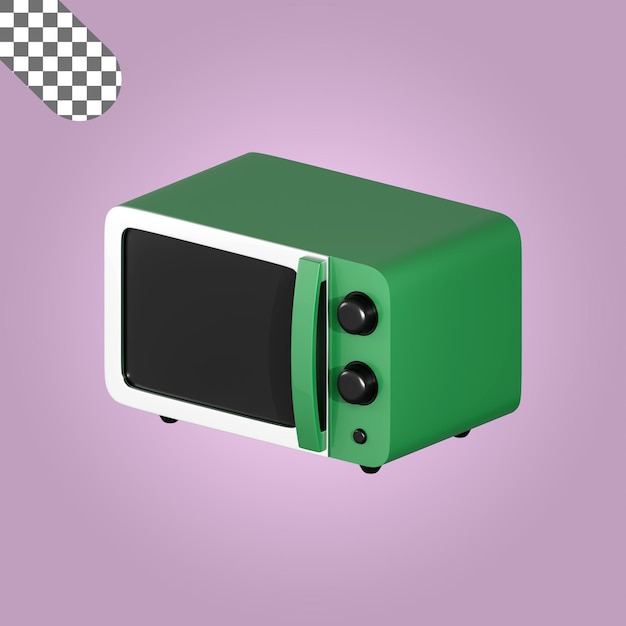 PSD 3d illustration oven