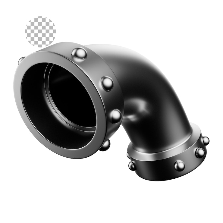 PSD 3d illustration pipe