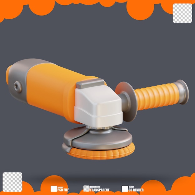 3d illustration polisher 3