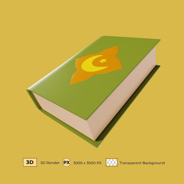 3D Illustration Quran