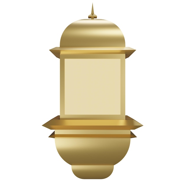 3d illustration of ramadan lanterns