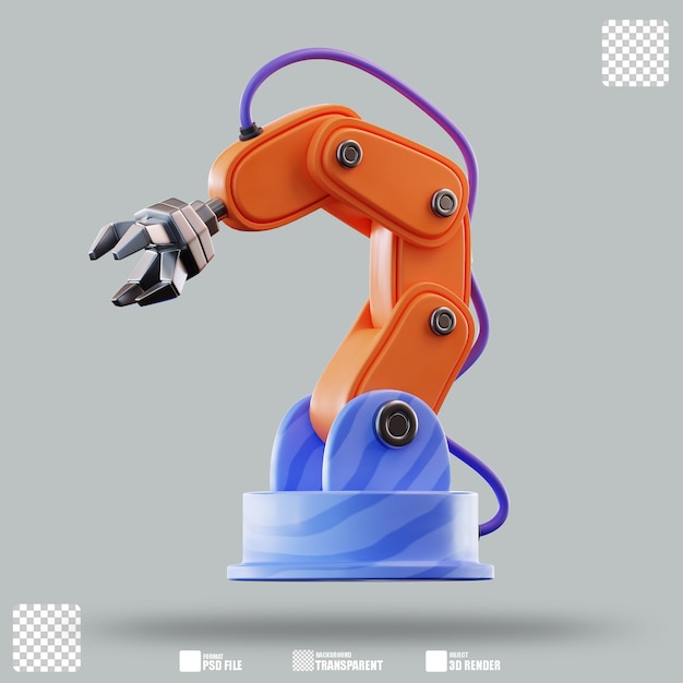 3D Illustration Robotic 2