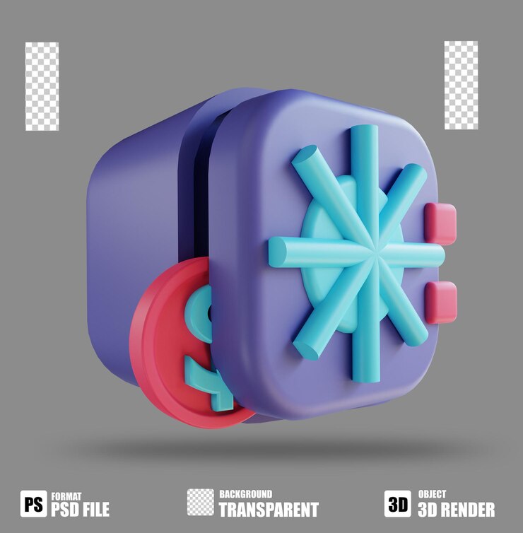PSD 3d illustration save money 2