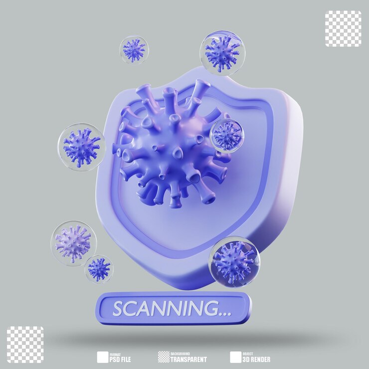 PSD вирус 3d-сканирования 2