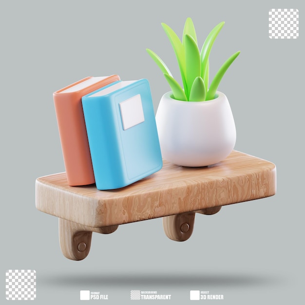 3D 插圖架子 2