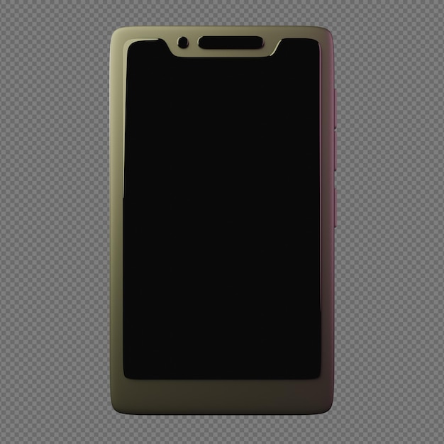 3D illustration of smartphone