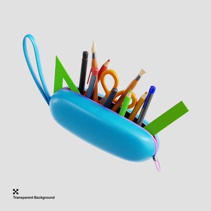 PSD 3dイラスト: スタッフとツール