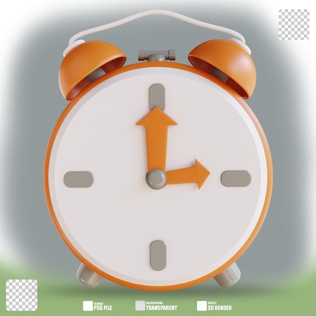 3D illustration time management business