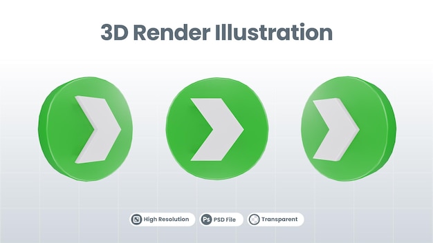 PSD illustrazione 3d segnale stradale o icona freccia di massimizzare