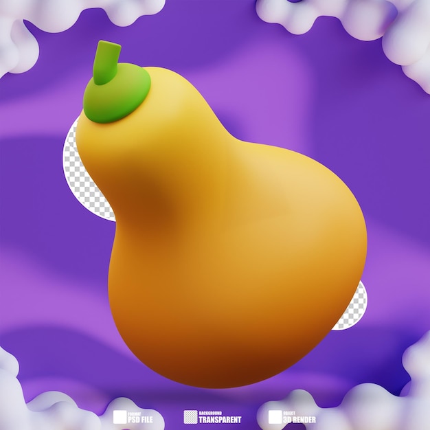 3d illustration of water guava 4
