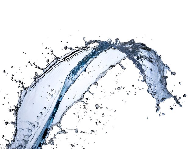 PSD 3d illustration of a water splash