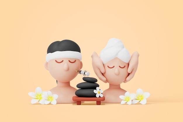 3d illustration with alternative medicine composition