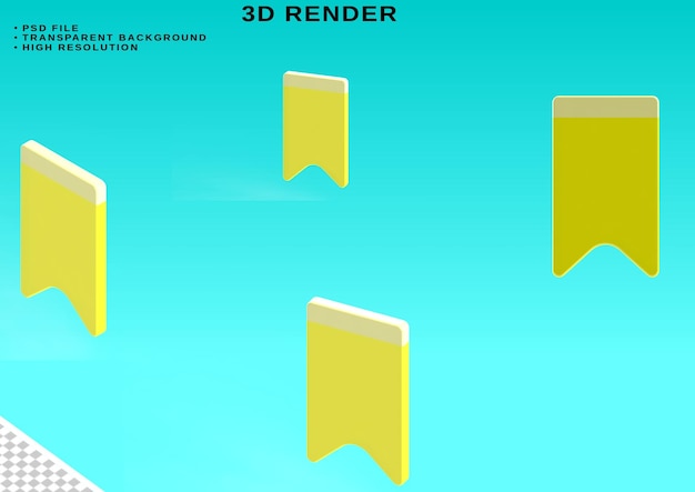 3d illustrations download amp save website yellow color