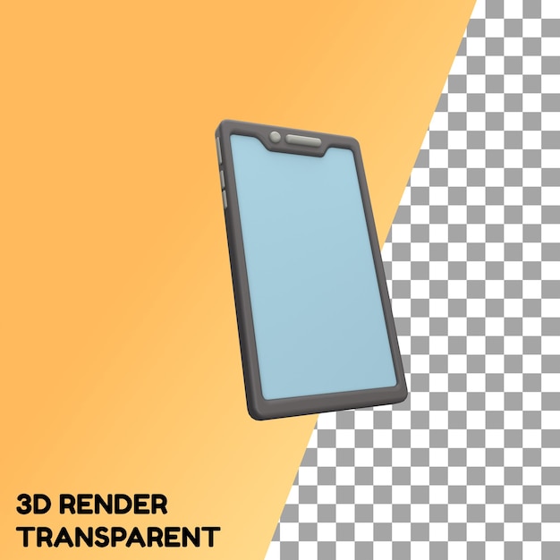 3d ilustracja smartfona