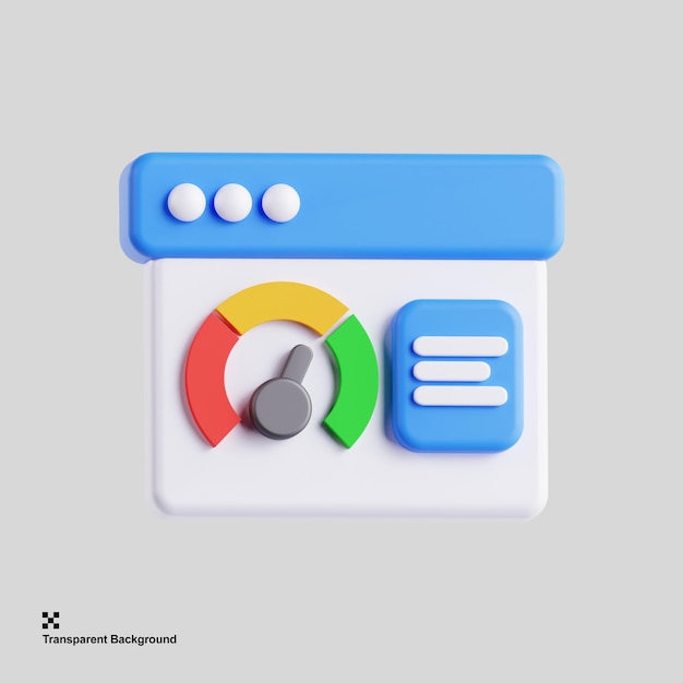 3D ilustracja szczytowej wydajności