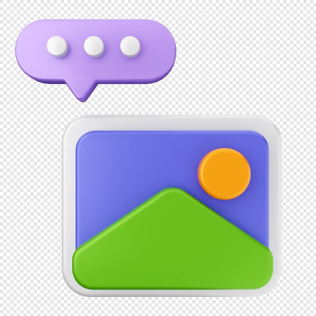 3d image photo chat