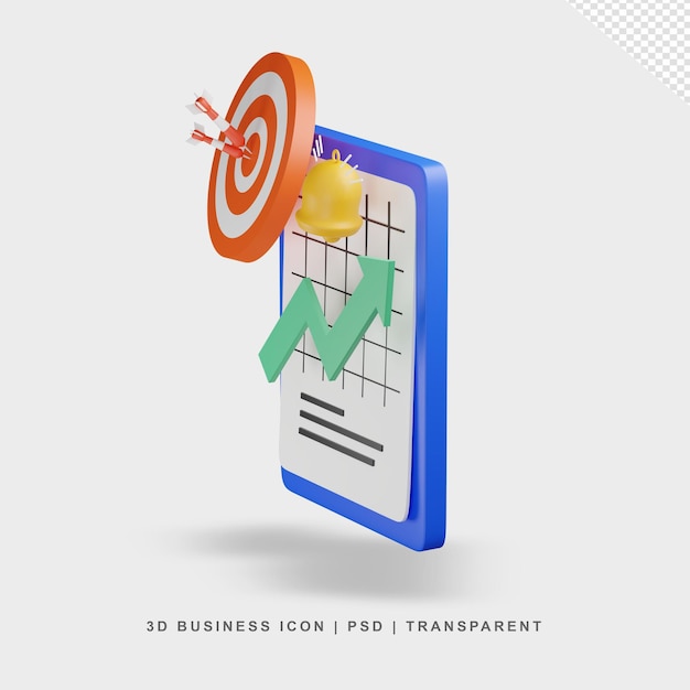 3D Infographic Grow up Illustration