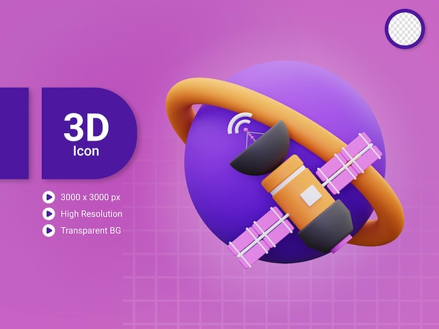3d internet connection icon