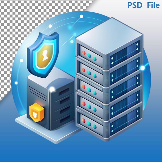 PSD 3d internet security badge