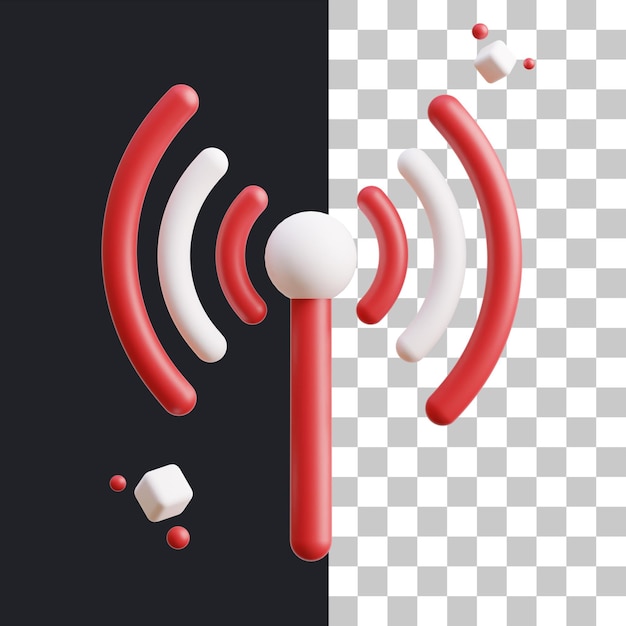 PSD 3d internet signal