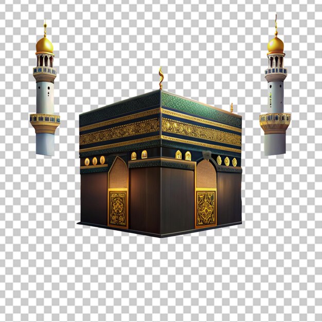 3d islamic kaaba mosque