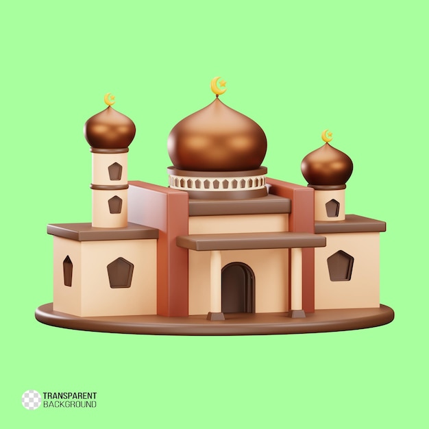 PSD 3d islamic mosque