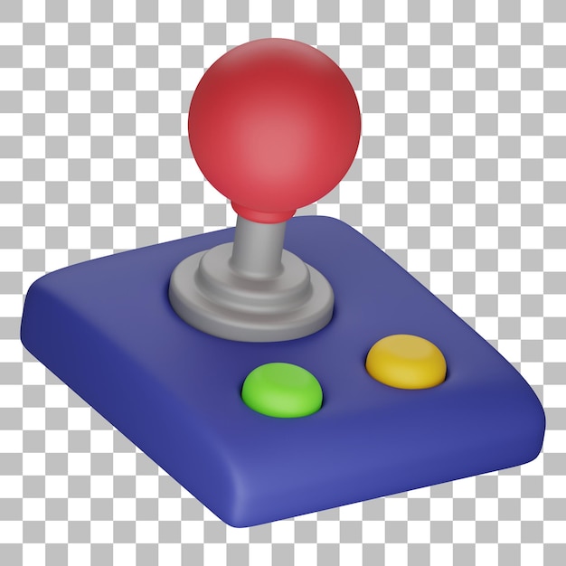 3d isolated render of game controller icon psd