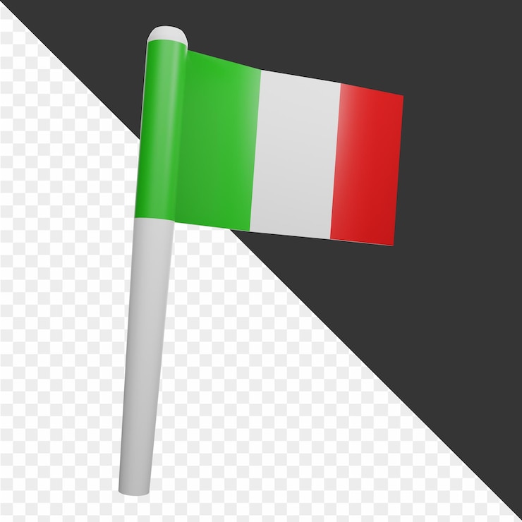 PSD иконка 3d италия