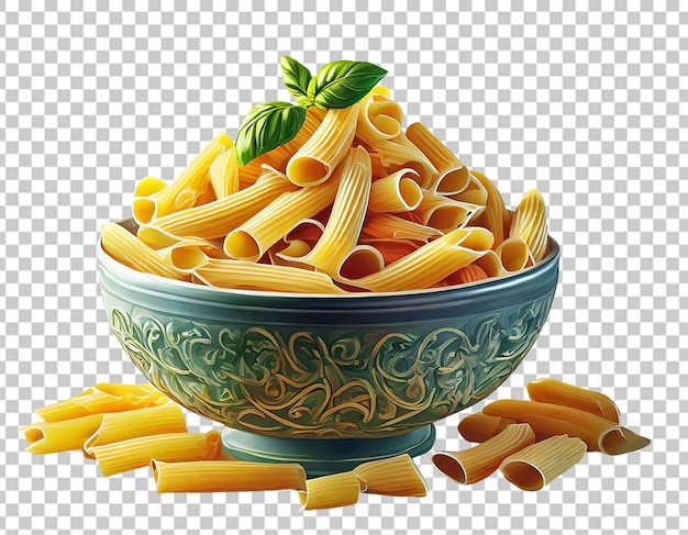 PSD pasta italiana 3d in una ciotola