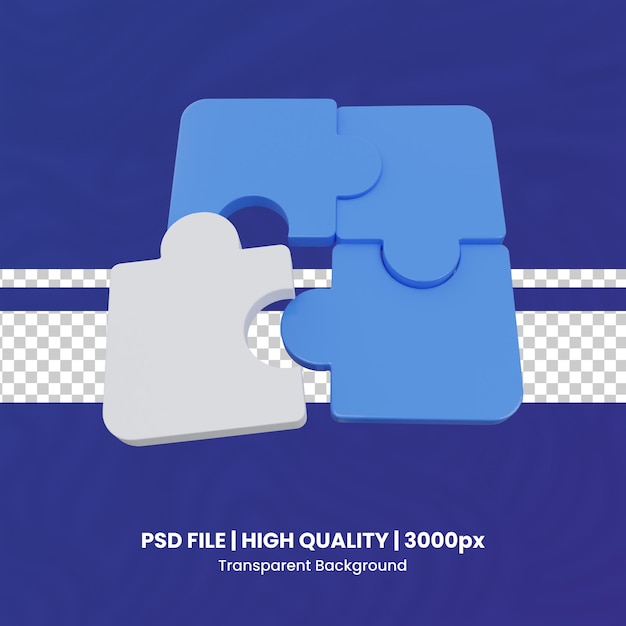 3d jigsaw puzzle transparent background