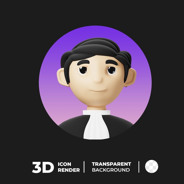 PSD 3d judge avatar