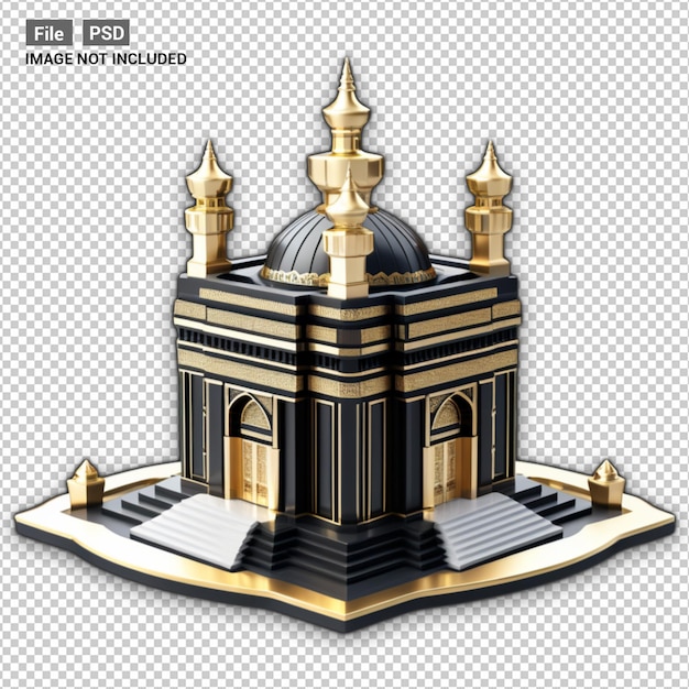 PSD 3d kaaba icon