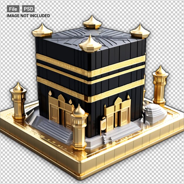 PSD 3d kaaba icon