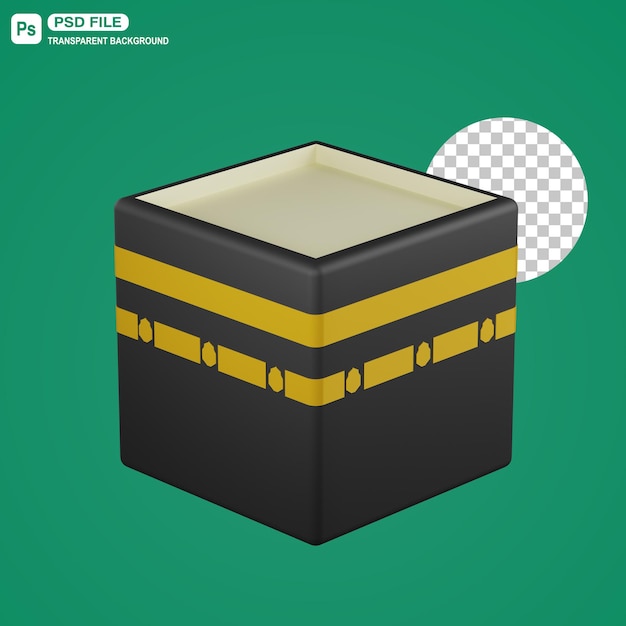 3D Kaaba-illustratie