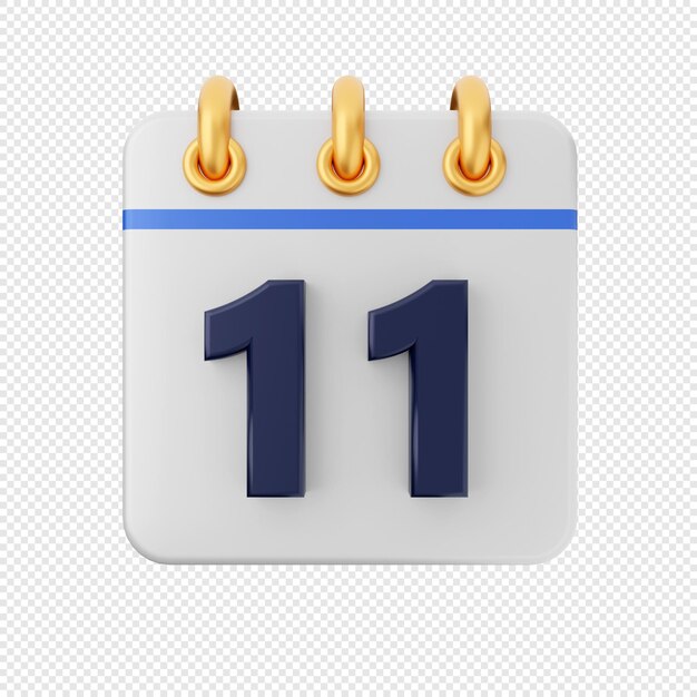 3D kalender datum gebeurtenis pictogram illustratie renderen