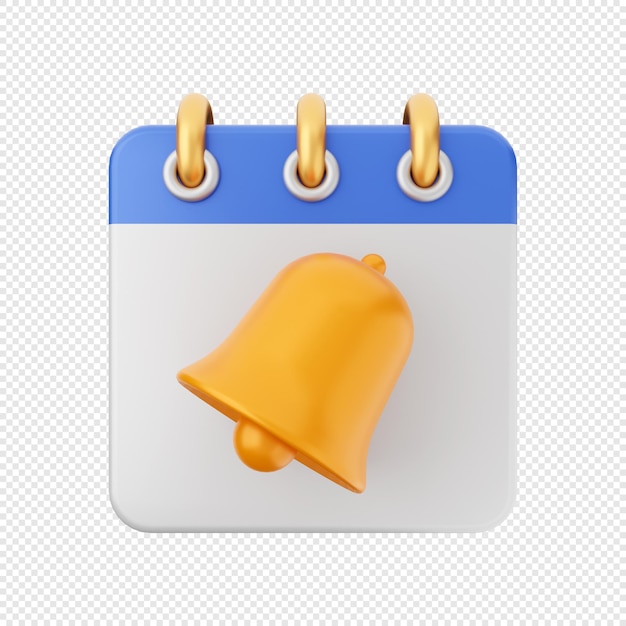 3D kalender datum schema pictogram illustratie