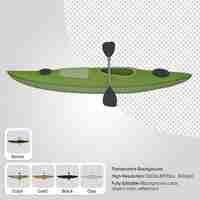 PSD 3d kayak