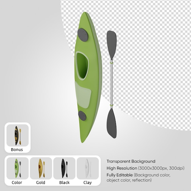 Kayak 3d