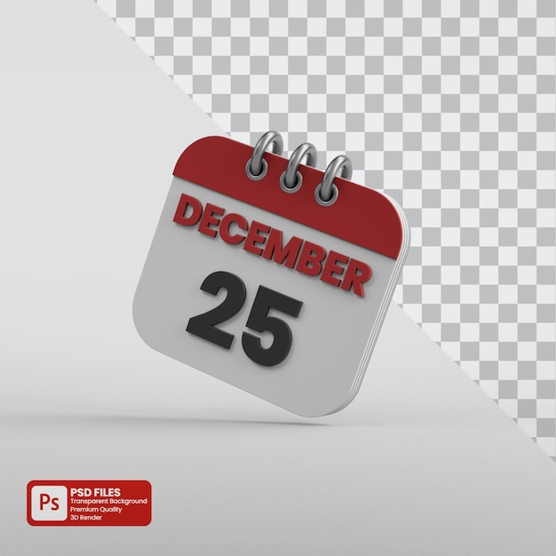 3d kerst 25e kalender