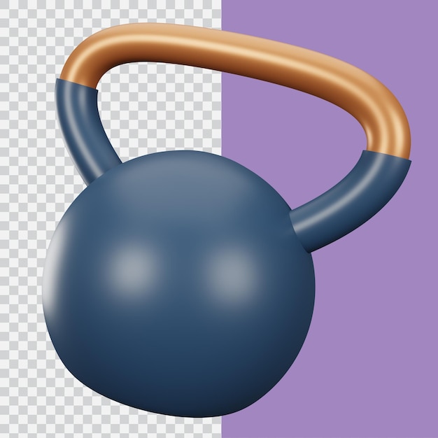 PSD的3 d kettlebell