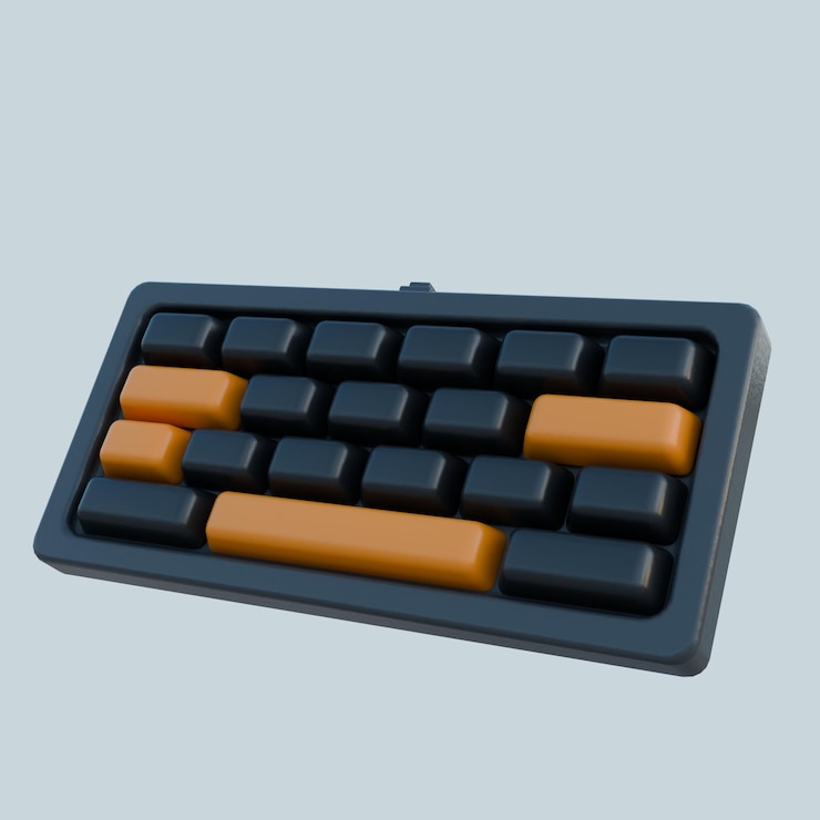 PSD 3d keyboard icon